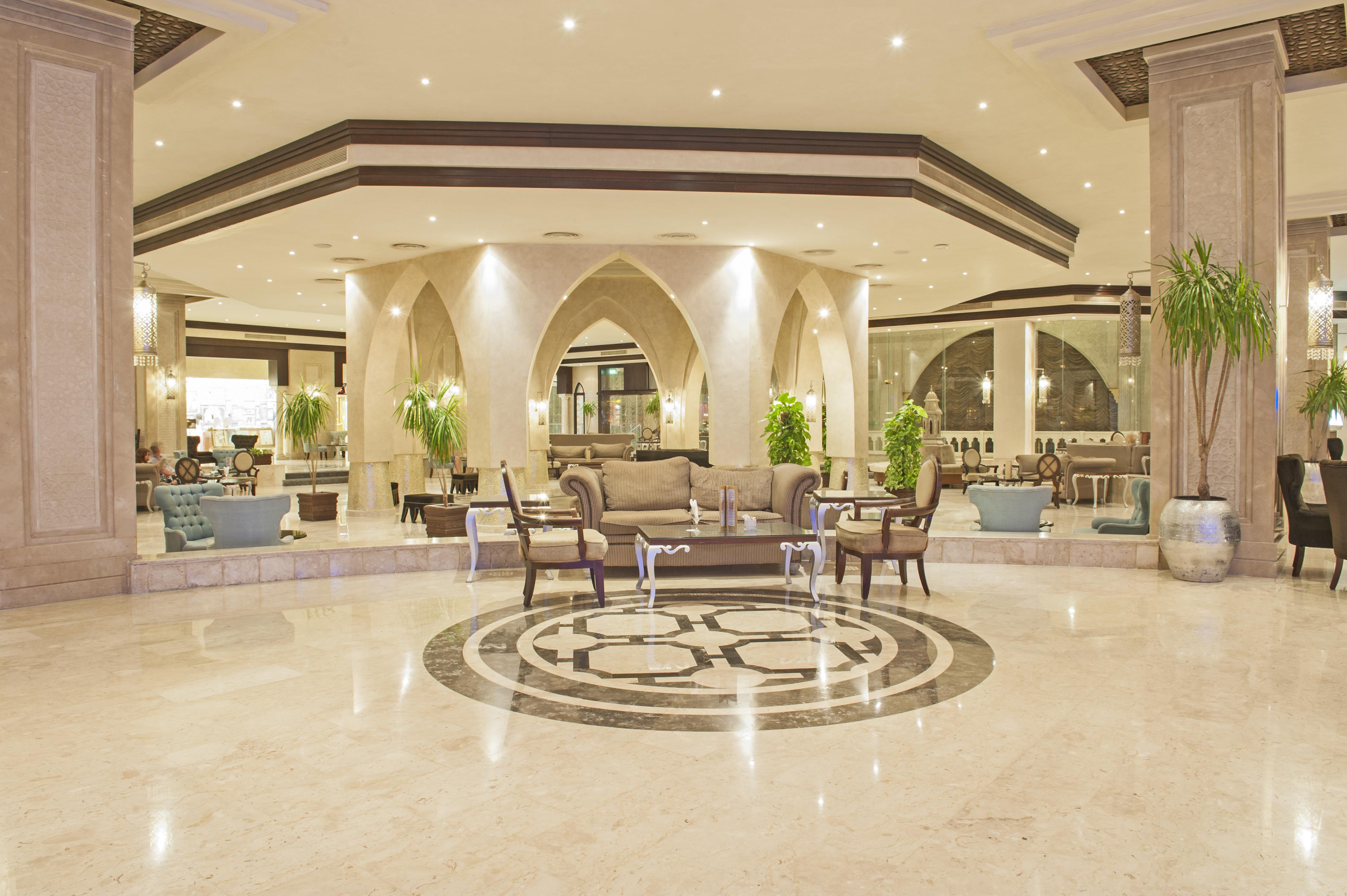 Sunrise Garden Beach Resort Hurghada Esterno foto Lobby of the hotel